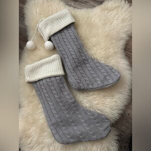 Heather gray stockings